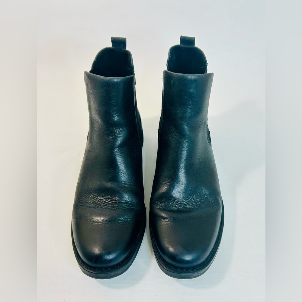 Born Cove Black Leather Chelsea Boots size 7, Full Grain Waterproof Leather - Picture 7 of 10